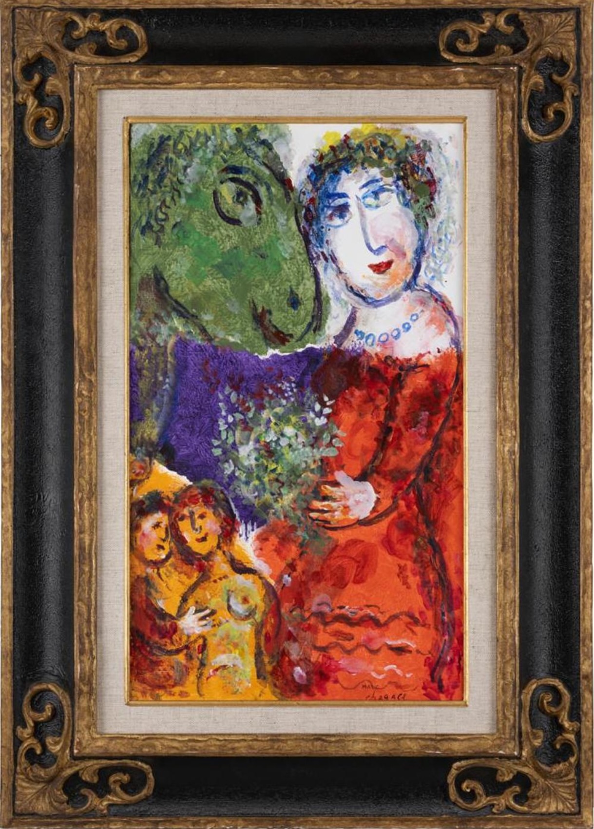 Marc Chagall La Femme en rouge
